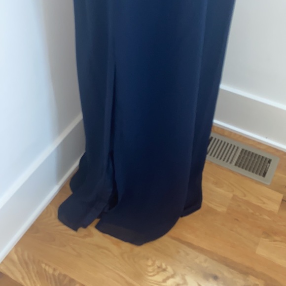 NWOT Social Bridesmaid One Shoulder Trumpet Gown - Picture 6 of 12